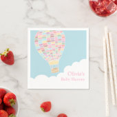 Pastel Hete Luchtballon Baby shower Leveringen Servetten (Insitu)