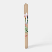 Pastel hibiscus watercolor iPhone hoesje (Linkerkant)