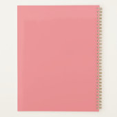 Pastel Hippie "Happy Mind Happy Life" Planner (Achterkant)