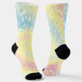 Pastel Hippy Tie Dye Sokken (Gebogen)