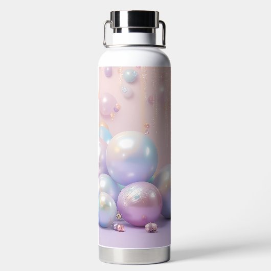 PASTEL HOLIDAY CHRISTMAS BALLS WATERFLES (Achterkant)