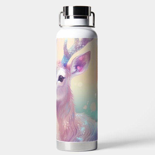 PASTEL HOLIDAY CHRISTMAS BUCK DEER WATERFLES (Achterkant)