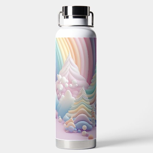 PASTEL HOLIDAY CHRISTMAS TREES WATERFLES (Achterkant)