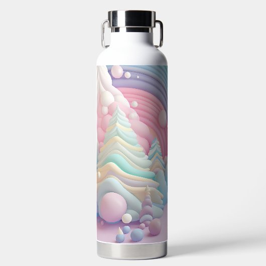 PASTEL HOLIDAY CHRISTMAS TREES WATERFLES (Voorkant)