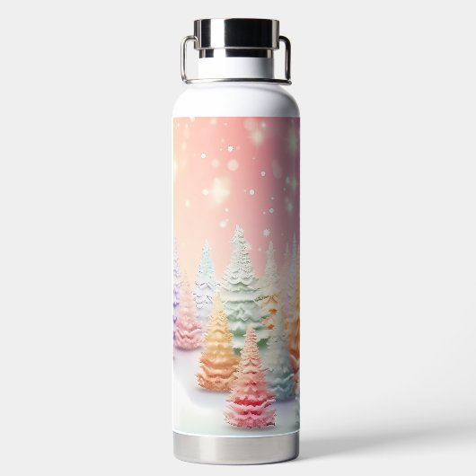 PASTEL HOLIDAY CHRISTMAS TREES WATERFLES (Achterkant)