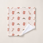 Pastel Holiday Towels Groovy 70s Bathroom Joy Bad Handdoek (Wasdoekje)