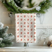 Pastel Holiday Towels Groovy 70s Bathroom Joy Bad Handdoek