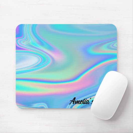 Pastel Holograaf Abstract Muismat (Met muis)