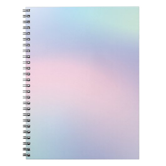 Pastel Holografisch Notitieboek (Voorkant)