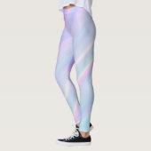 Pastel Holografische Gradiënt Iridescent Leggings (Links)