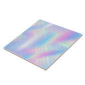 Pastel Holografische Gradiënt Iridescent Tegeltje (Zijkant)