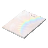 pastel holografische regenboog notitieblok (Linkerzijde)