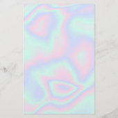 Pastel Holografische Textuur Sale Flyer (Achterkant)