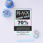 Pastel Holografische Textuur Sale Flyer (Enkel)