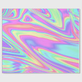 Pastel Holographic Cadeaupapier (Vlak)