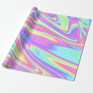 Pastel Holographic Cadeaupapier