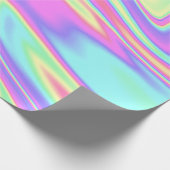 Pastel Holographic Cadeaupapier (Hoek)