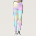 Pastel Holographic Rainbow-Leggings Leggings<br><div class="desc">Holografische blush regenboog.</div>