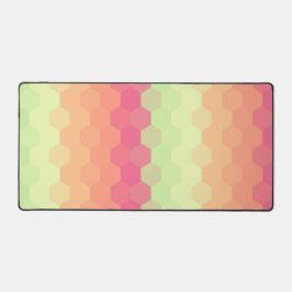 Pastel Honey Comb Spectrum Desk Mat