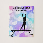 Pastel hoort GYMNASTICS PUZZLE Persoonlijk Legpuzzel (Verticaal)