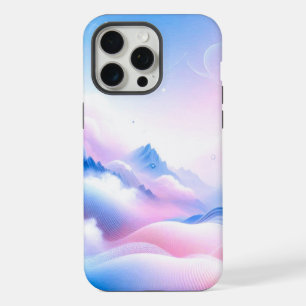 Pastel Horizons: waar wolken dromen ontmoeten iPhone 15 Pro Max Case
