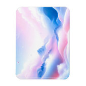 Pastel Horizons: waar wolken dromen ontmoeten Magneet (Verticaal)