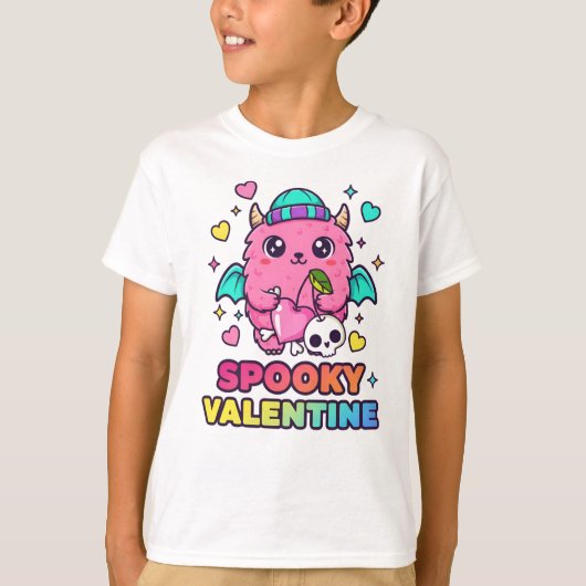 Pastel Horror Valentine Shirt for Alt Fashion Fans (Voorkant)