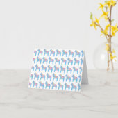 Pastel Horse Note Kaart (Gele Bloem)