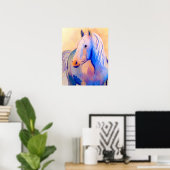 Pastel Horse Poster (Thuiskantoor)