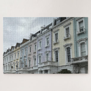 Pastel Houses, Priory Walk, Londen, Engeland Veren Legpuzzel