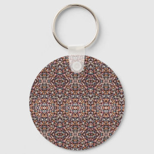 Pastel Houten Kralen Deken Sleutelhanger