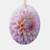 Pastel Hued Dahlia Keramisch Ornament (Rechts)