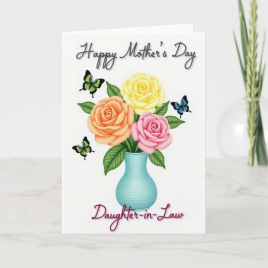 Pastel Hued Mothers Day Card Kaart (Voorkant)