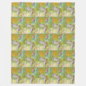 Pastel Hummer Large Fleece Blanket Deken (Voorkant)