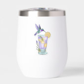 Pastel Hummingbird & Lavendel Lemonade Sticker (Voorkant)