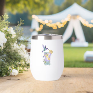 Pastel Hummingbird & Lavendel Lemonade Sticker
