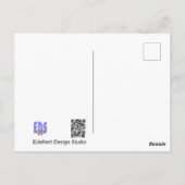 Pastel Hydrangea Flowers Close Up DIY Briefkaart (Achterkant)