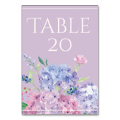 Pastel Hydrangeas - Verticale 3,5-inch x 5-inch ta Kaart (Voorkant)