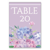 Pastel Hydrangeas - Verticale 3,5-inch x 5-inch ta Kaart (Achterkant)