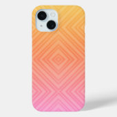  Pastel Hypnotische Diamant Moderne Pop Kunst Case-Mate iPhone Case (Achterkant)