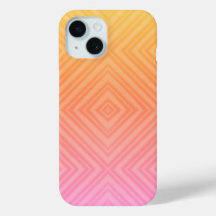  Pastel Hypnotische Diamant Moderne Pop Kunst iPhone 15 Case