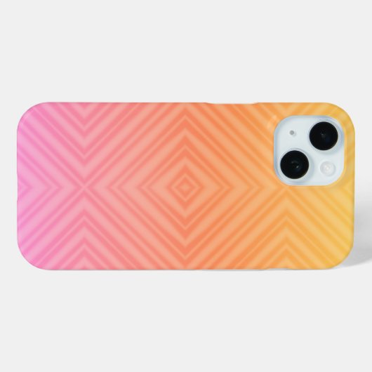  Pastel Hypnotische Diamant Moderne Pop Kunst Case-Mate iPhone Case (Achterkant (horizontaal))