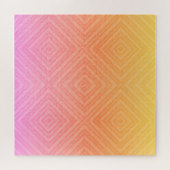  Pastel Hypnotische Diamant Moderne Pop Kunst Legpuzzel (Horizontaal)