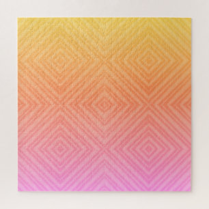  Pastel Hypnotische Diamant Moderne Pop Kunst Legpuzzel