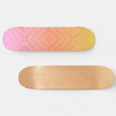  Pastel Hypnotische Diamant Moderne Pop Kunst Persoonlijk Skateboard (Horizontaal)