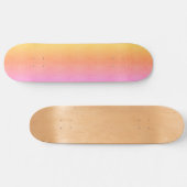 Pastel Hypnotische Diamant Moderne Pop Kunst Persoonlijk Skateboard (Horizontaal)