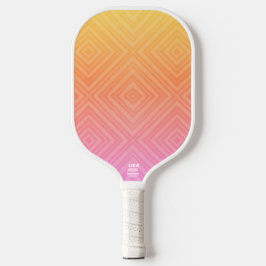  Pastel Hypnotische Diamant Moderne Pop Kunst Pickleball Paddle