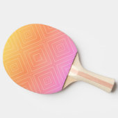  Pastel Hypnotische Diamant Moderne Pop Kunst Tafeltennisbatje (Zijkant)