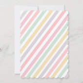 Pastel Ice Cream Cone Verjaardag | Meisje is lief Kaart (Achterkant)