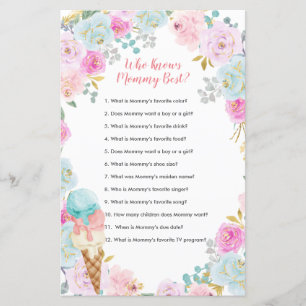 Pastel Ice Cream Floral die mama het beste spel ke